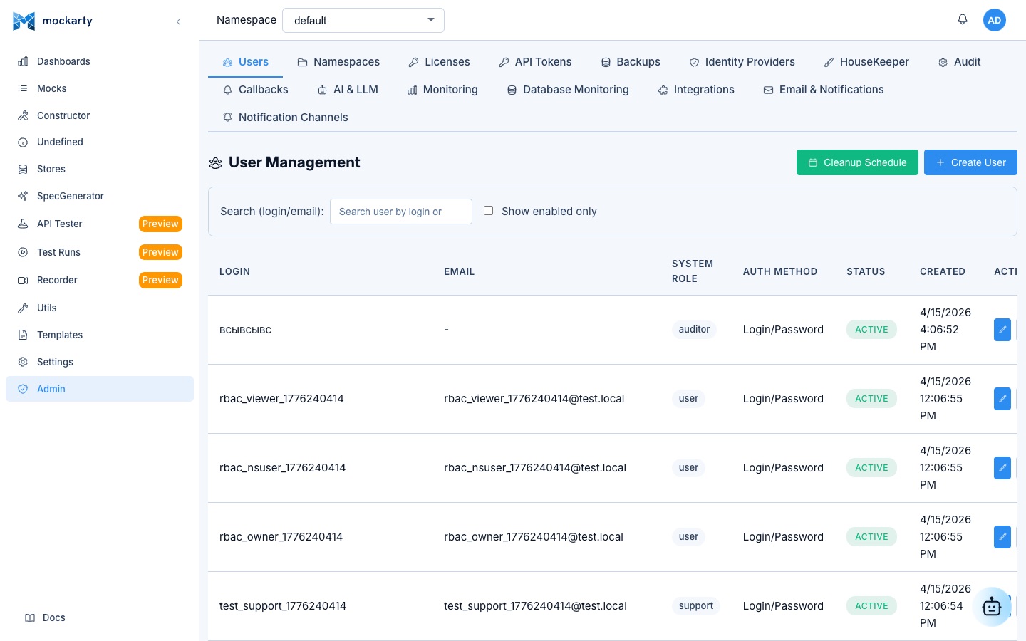 Namespace Management